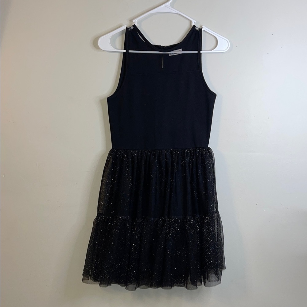 Epic Threads Black Girls Dress with Glitter Skirt Size XL #70